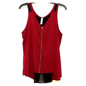 Red blouse